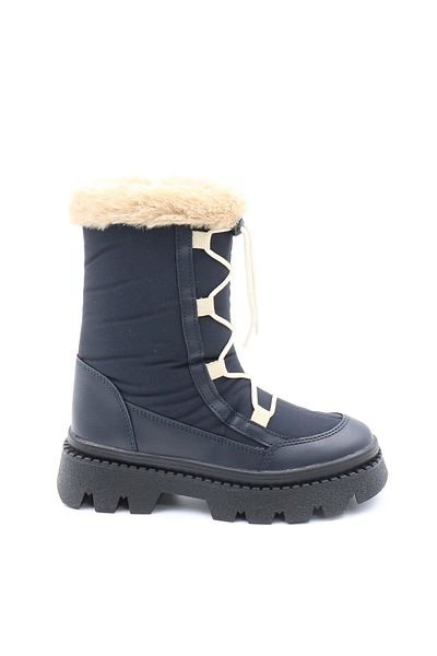Pinokyo Παιδικές μπότες Arizona Navy Blue 31-35 Shearling Diver Fabric
