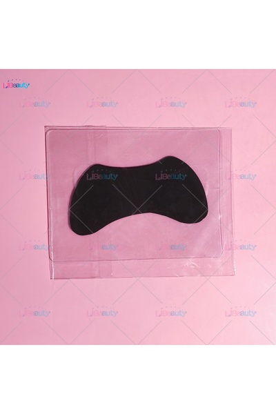 Choice زوج واحد من وسادات رفع الرموش المخططة المصنوعة من السيليكون من Libeauty قابلة لإعادة الاستخدام باللون الأسود، زوج واحد من وسادات رفع الرموش المخططة المصنوعة من السيليكون من Libeauty