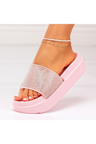 Lush Fashion Papuci Dama din Piele Ecologica