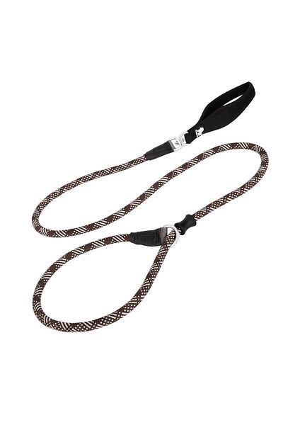 True Love Reflective Brown Choke Leash Rope