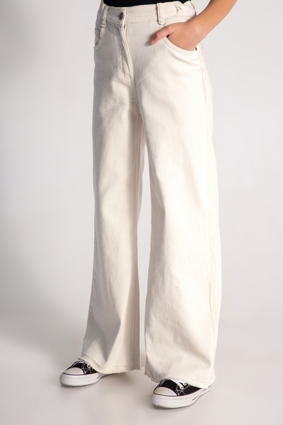 DMB BOYS & GIRLS High Waist Wide Leg Palazzo Girls Jeans Pantalon Adjustable Waist