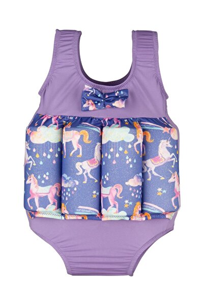 Swimfoam Unicorn Yüzmeye Yardımcı Batmaz Kız Çocuk Mayosu