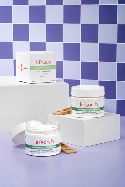 LET'SCRUB 75 g Gentle Resurfacing Enzyme Peeling Powder - Purifying and Regenerating Powder