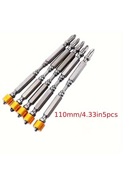 Choice1 مفك كهربائي مغناطيسي بمقبض سداسي برأس متقاطع مزدوج من الذهب والفضة بص...