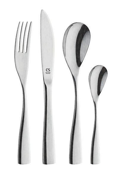 Carl Schmidt Sohn 24-piece Stainless Steel Cutlery Set Bocholt Stone Design