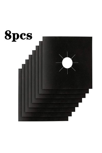 Choice 8pcs 2-8pcs Stove Protector Cover Liner Clean Mat Pad Gas Cooker Cover Washable Stovetop Protector C