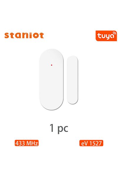 Choice Door Sensor-1pc Staniot Ds100 Tuya 433mhz Alarm Accessories Smart Remote Control Wireless Door And W