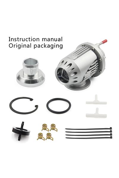 mrhello Silver Jdm Universal Aluminum Sqv4 Ssqv4 Bov Turbo Blow Off Valve Bov With Adapter Flange With Origi
