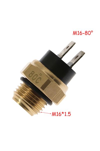 Choice M16-80 M14/m16 Motorcycle Electric Radiator Coolant Fan Water Temperature Thermostat Switch Temp Sen