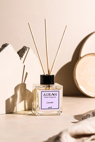 AURAN Lavender - Lavanta Kare Bambu Çubuklu Oda Kokusu 100ml