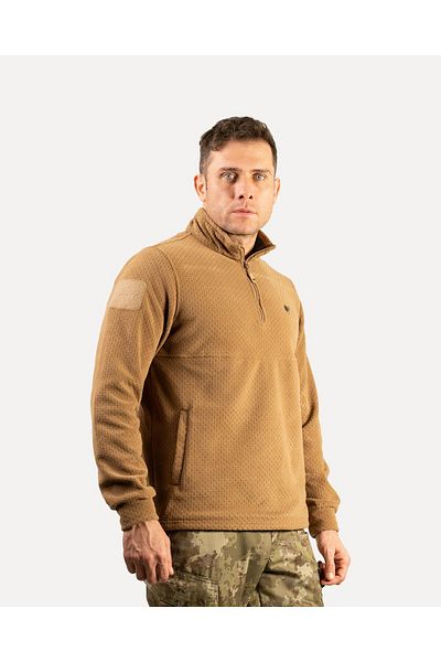 Wolftrap Tactical Bare Turtleneck Beige Tactical Fleece Sweater