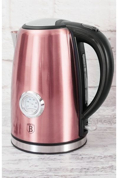 Berlinger Fierbător electric Fierbator cu termometru 1,7 l din oțel inoxidabil, ediție I-rose