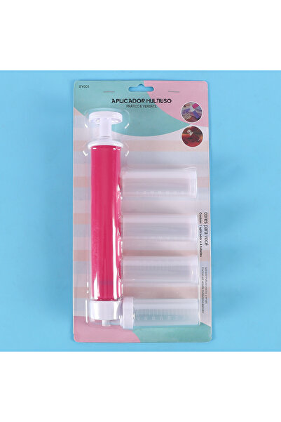 Choice أداة رش يدوية باللون الأحمر الوردي لتزيين الكيك، أدوات تزيين الكيك، مضخة رش الكيك