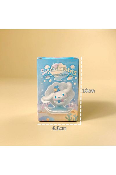 Choice Random Style 1pcs Sanrio Kuromi My Melody Blue Sea Holiday Series Action Figure Dolls Anime Figures