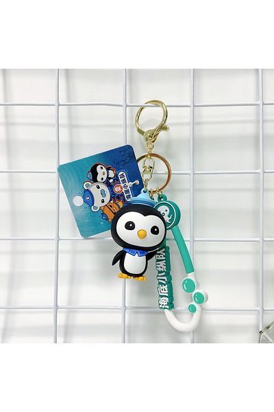 Choice Peso The Octonauts Action Figures Soft Rubber Key Chain Figurine Key Buckle Creative Pendant Cute Do