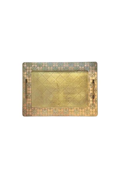 Lucky Art Levanzo Tray with Handle 42X30Cm