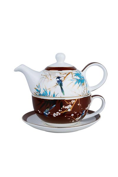 Lucky Art Alysia Single Teapot Cup Set