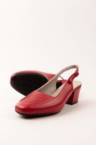 Gondol Women's Genuine Leather Classic Heeled Shoes Vdt.63