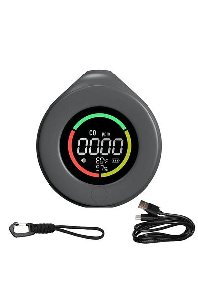 Choice 3-in-1 Grey Sensor Moes Mini Carbon Monoxide Detector Travel 3-in-1 Portable Temp/humi/co Meter With
