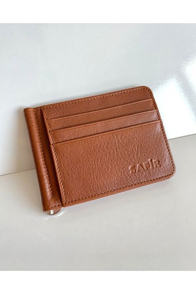MODA 100% Genuine Leather Tan Men's Wallet with Card Holder and Coin Compartment