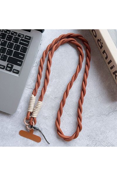 Choice 889 Retro Mobile Phone Universal Braid Strap Crossbody Long Rope Lanyard Strong Durable Safety Mobil
