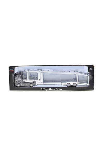 Choice Transport Black Box 1:50 Diecast Alloy Truck Head Model Toy Container Truck Pull Back With Light Eng