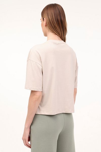 lumberjack Tricou cu mânecă scurtă pentru femei WL OLIVIA 11SS102 4FX bej