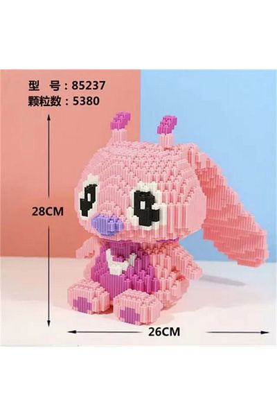 Disney no box Herocross Disney Building Block Stitch Giant Stitzer Assembly Toy Children's Birthday Gift Pu