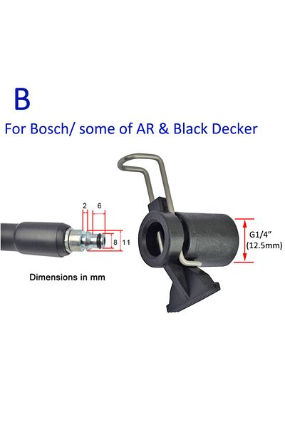 BEAR FORCE For Bosch Pressure Washer Hose Connector Converter for Karcher Bosche AR Black Decker Patriot Dawoo