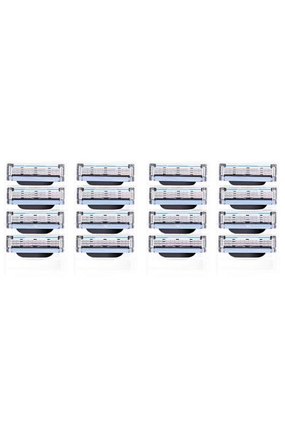 Choice 16pcs 8-48pcs Stainless Steel Blade Sharp 3 Layer Men's Classic Razor Blade For Gillette Mach 3 Manu