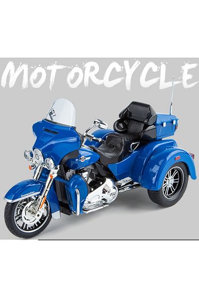 Choice Blue-with Box 1:9 Technical Harlei Davidson Alloy Car Model Diecast Car Off-road Vehicle With Light