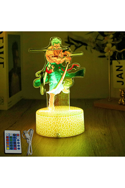 BANDAI مجسمات USB Cr16-ZORRO 35 لشخصية لوفي زورو من ون بيس، مجموعة مجسمات الأنمي ثلاثية الأبعاد من مادة PVC