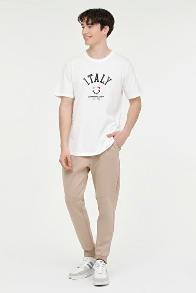 lumberjack ML RENATO 11ITL1029 4FX White Men's Short Sleeve T-Shirt