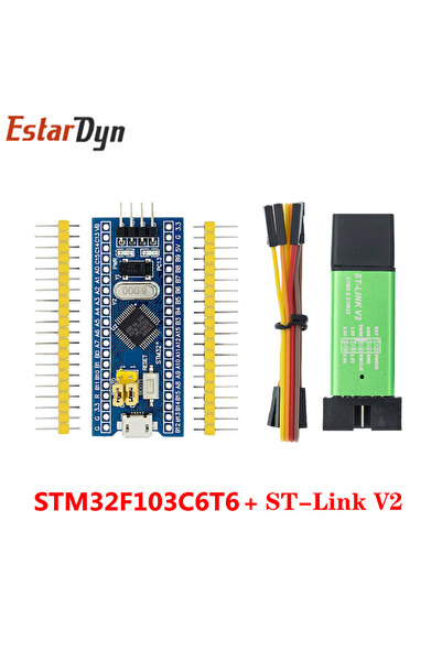 Choice1 C6T6 مع LINK V2 الأصلي ST-LINK V2 محاكي التنزيل المبرمج الأصلي STM32F...