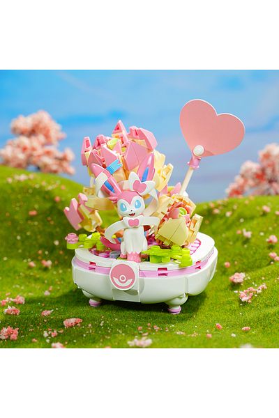 Choice Sylveon Keeppley Building Blocks Pokemon Toys Pikachu Sylveon Togepi Sprigatito Fuecoco Building Blo