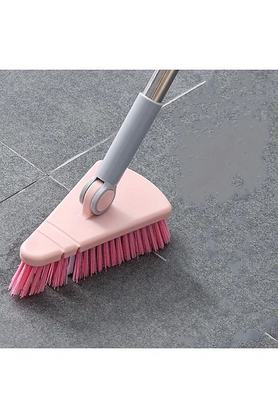 Choice Pink Gap Brush, Ceramic Tile Floor Brush, Triangular Floor Brush For Cleaning Bathtubs And Floor Gap