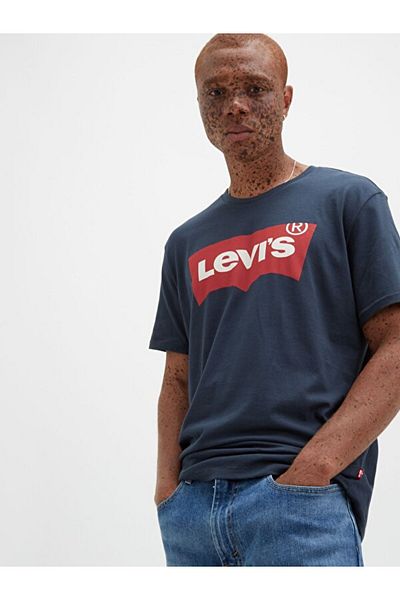 Levi's Ανδρικό μπλουζάκι με λογότυπο Navy Blue - 17783-0313
