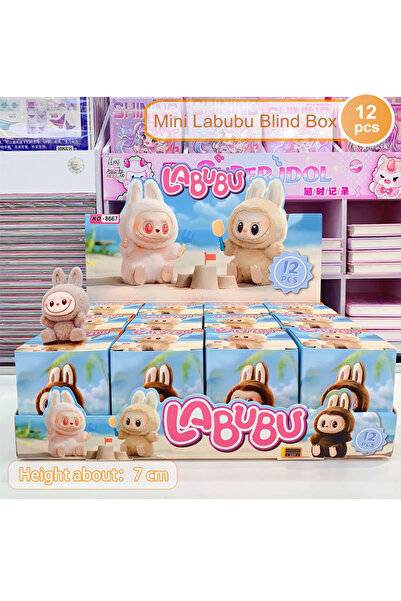 Choice 12 قطعة من صندوق لابوبو الصغير الأعمى المصنوع يدويًا من الكرتون المحشو...