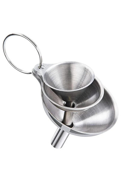 Choice مجموعة من 3 قطع من قمع المطبخ المصنوع من الفولاذ المقاوم للصدأ، مكونة ...