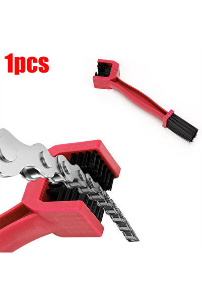 Choice 1 pcs red Motorcycle Chain Washer Universal Rim Care Tire Cleaning Bru...