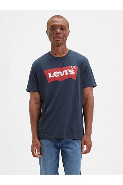 Levi's Ανδρικό μπλουζάκι με λογότυπο Navy Blue - 17783-0313