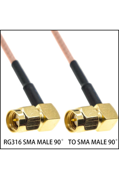 Choice23 30CM SMA 90 TO SMA 90 RG316 SMA Male Female To SMA Male Female Crimp...