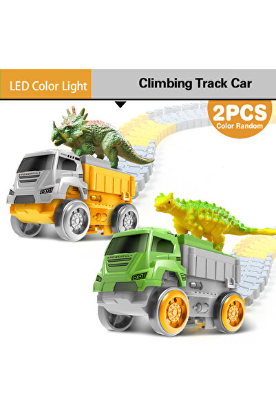 Choice سيارة جي سي دينو قطعتين - سيارة كهربائية على شكل ديناصور، سيارة لعبة س...