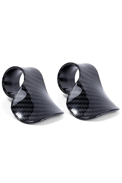 Choice 2pcs carbon fibre Motorcycle Accelerator Booster Non-Slip Handle Control Assist Grip Handlebar Labor