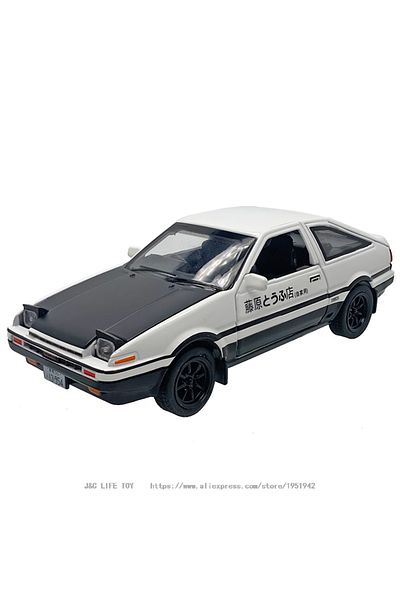 Choice Black No Box 1/32 Initial D Ae86 Alloy Car Model Diecast Toy Vehicles 4 Doors Opened Car Model Minia