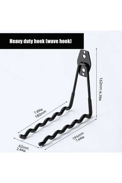 Choice F Garage Storage Utility Hooks,garage Garden Tool Organizer,hanging Utility Wall Mount Hooks,heavy .