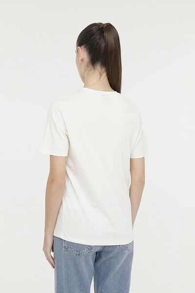lumberjack WL GHOST 11SS128 4FX Ekru Kadın Kısa Kol T-Shirt