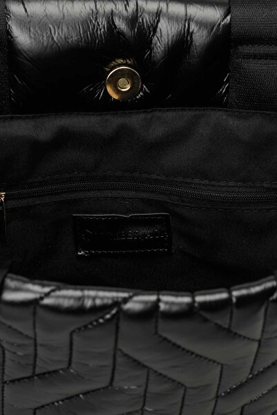 lumberjack SFT PU KPTN OMZ 4PR Siyah Kadın Omuz Çantası