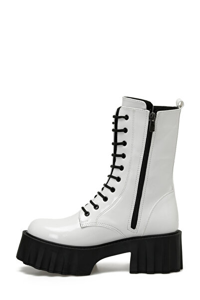 Butigo AMY 3PR Beyaz Kadın Topuklu Bot