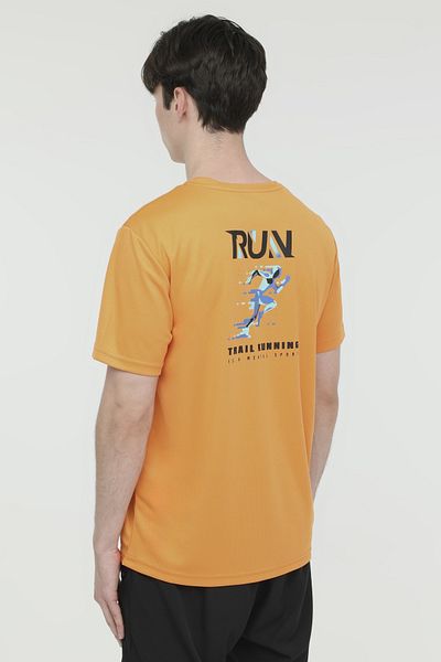 Kinetix ML BERG 11PRF-240 4FX Tricou portocaliu pentru bărbați cu mânecă scurtă